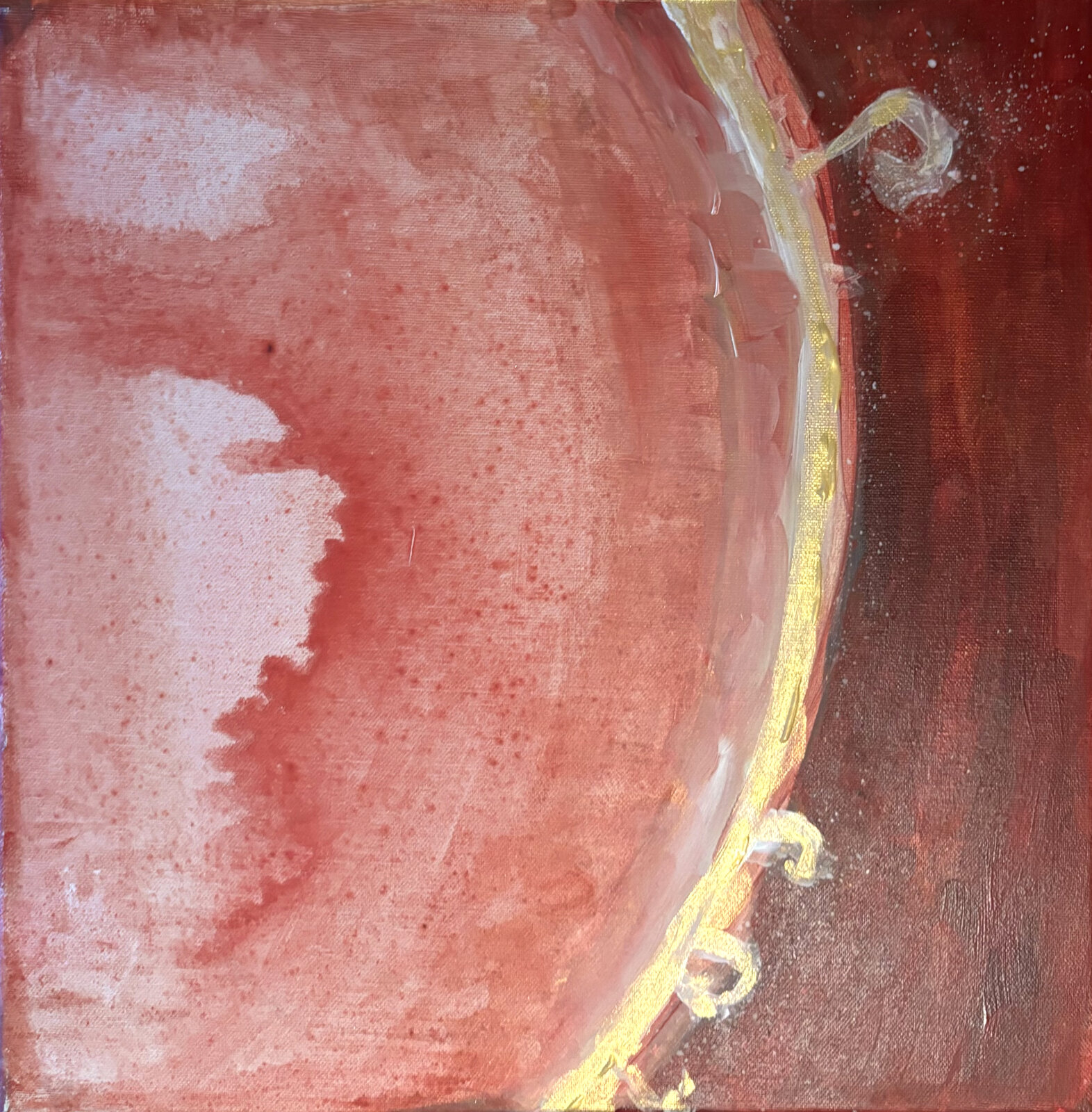 Detail of an oil painting
