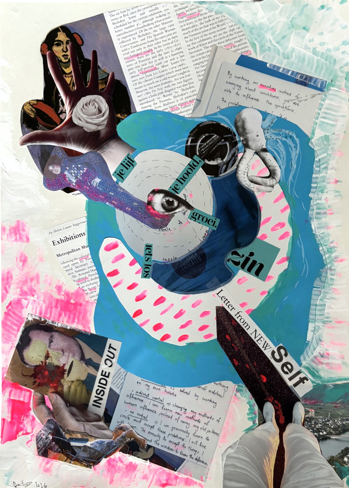 Vision board collage, photography and workshops